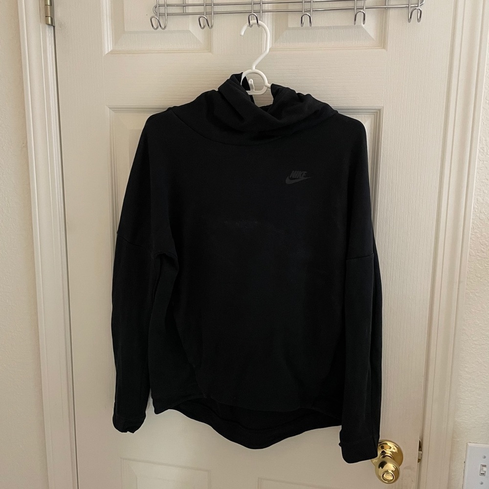 Nike Women’s Funnel-Neck Fleece Pullover Hoodie